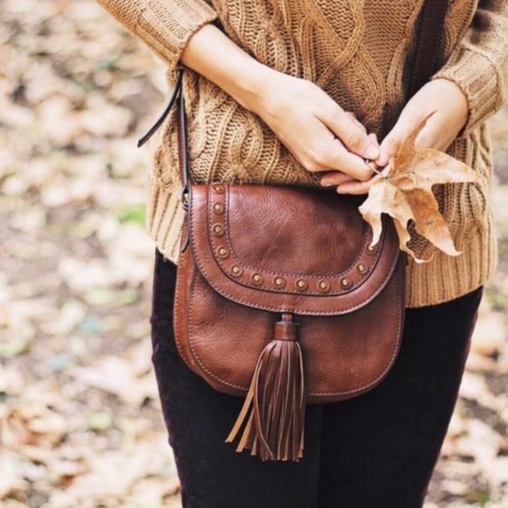Fossil | Brown Leather Crossbody Bag